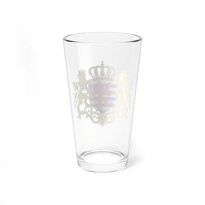 Middle coat of arms of Luxembourg - Pint Glass 16oz-Go Mug Yourself