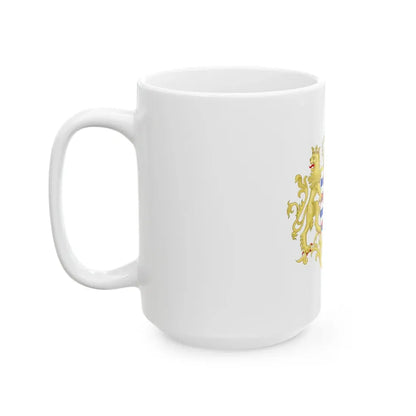 Middle coat of arms of Luxembourg - White Coffee Mug - Go Mug Yourself