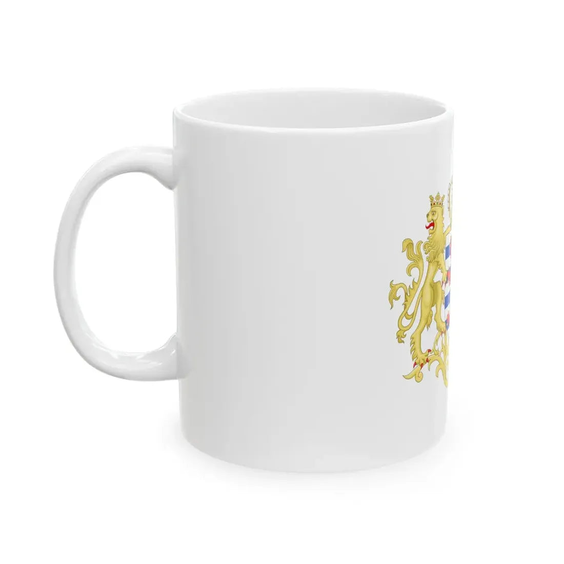 Middle coat of arms of Luxembourg - White Coffee Mug - Go Mug Yourself