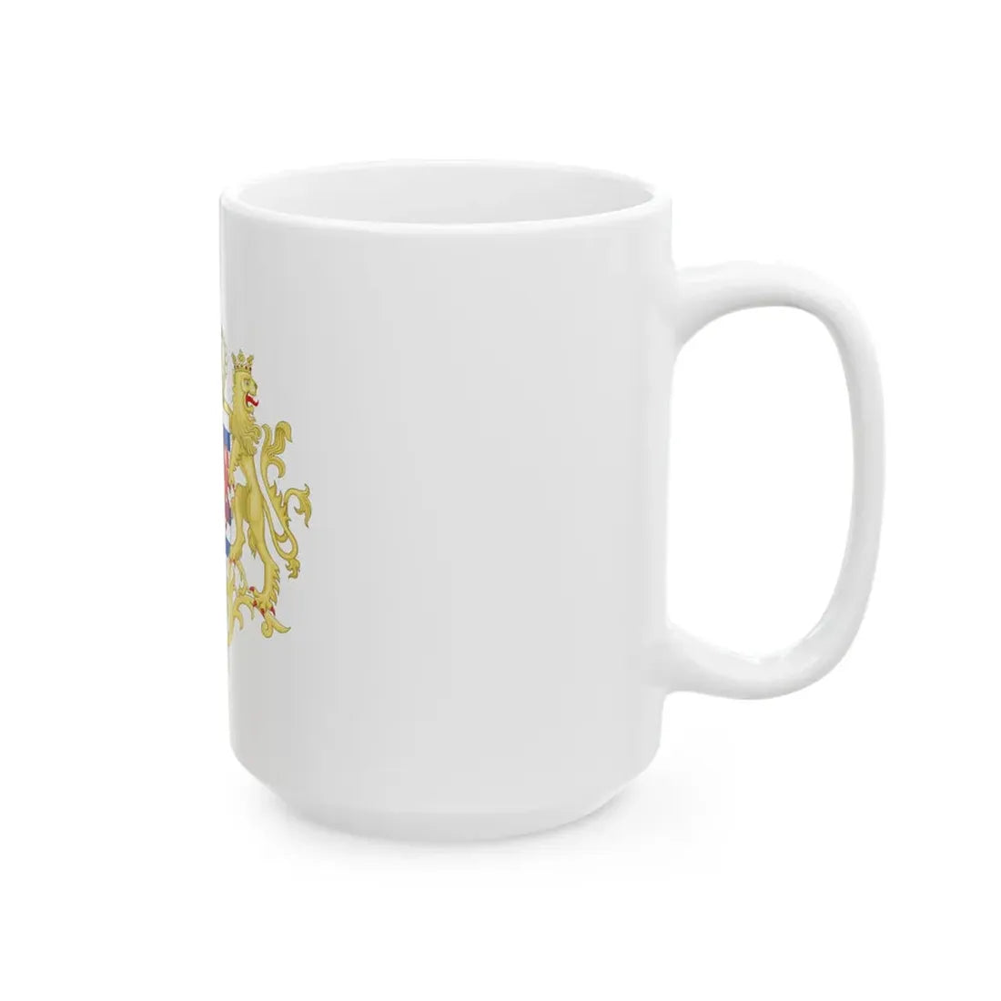 Middle coat of arms of Luxembourg - White Coffee Mug - Go Mug Yourself