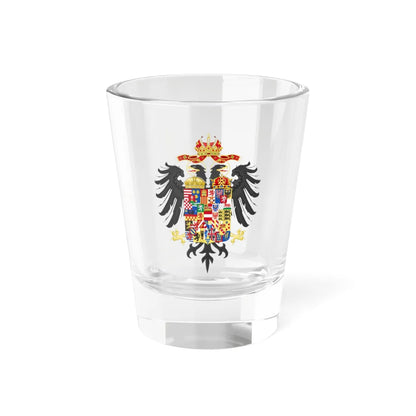 Middle Coat of Arms of Maria Theresa Holy Roman Empress (Austria) (Coat of Arms) Shot Glass 1.5oz 1.5oz - Go Mug Yourself