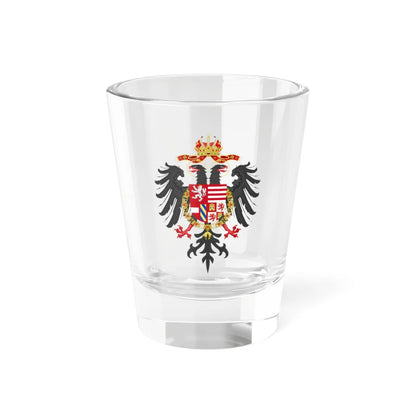 Middle Coat of Arms of Rudolf II Matthias and Ferdinand II Holy Roman Emperors (Austria) (Coat of Arms) Shot Glass 1.5oz 1.5oz - Go Mug Yourself