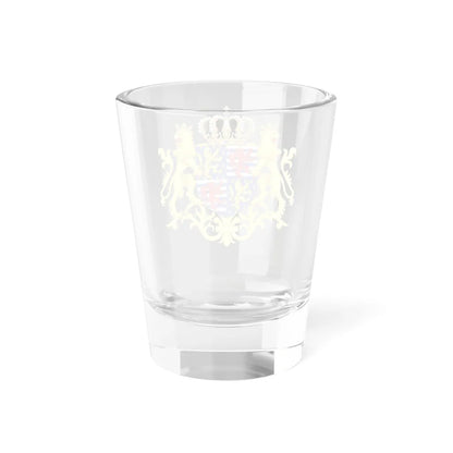 Middle coat of arms of the Grand Duke of Luxembourg 2000 (Luxembourg) (Coat of Arms) Shot Glass 1.5oz - Go Mug Yourself