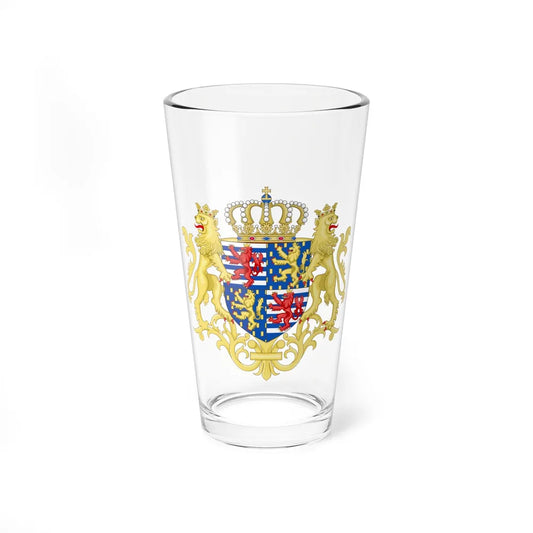 Middle coat of arms of the Grand Duke of Luxembourg (2000) - Pint Glass 16oz-16oz-Go Mug Yourself