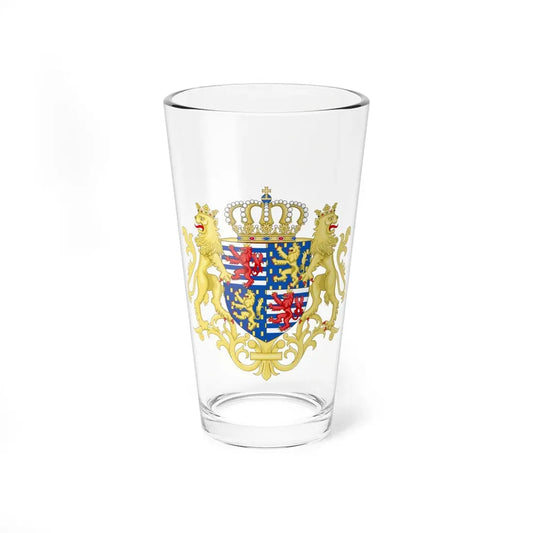 Middle coat of arms of the Grand Duke of Luxembourg (2000) - Pint Glass 16oz 16oz - Go Mug Yourself