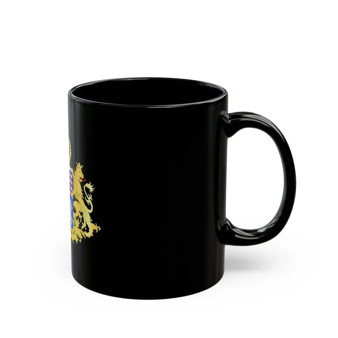 Middle coat of arms of the Grand Dukes of Luxembourg prior to 2000 - Black Coffee Mug - Go Mug Yourself