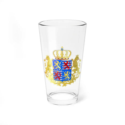 Middle coat of arms of the Grand Dukes of Luxembourg prior to 2000 - Pint Glass 16oz 16oz - Go Mug Yourself