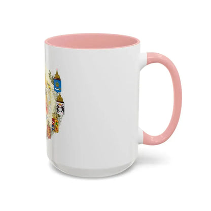 Middle Coat of Arms of the Russian Empire - Accent Coffee Mug - Go Mug Yourself