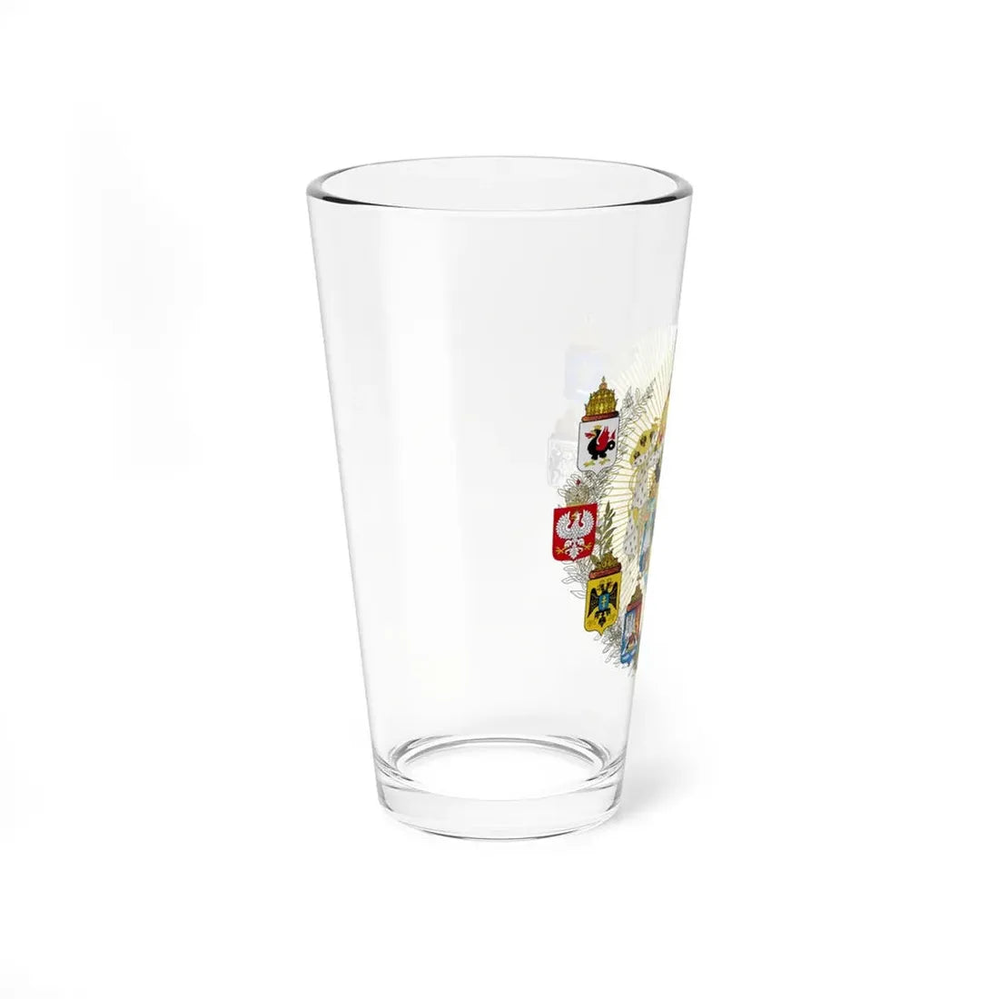 Middle Coat of Arms of the Russian Empire - Pint Glass 16oz - Go Mug Yourself