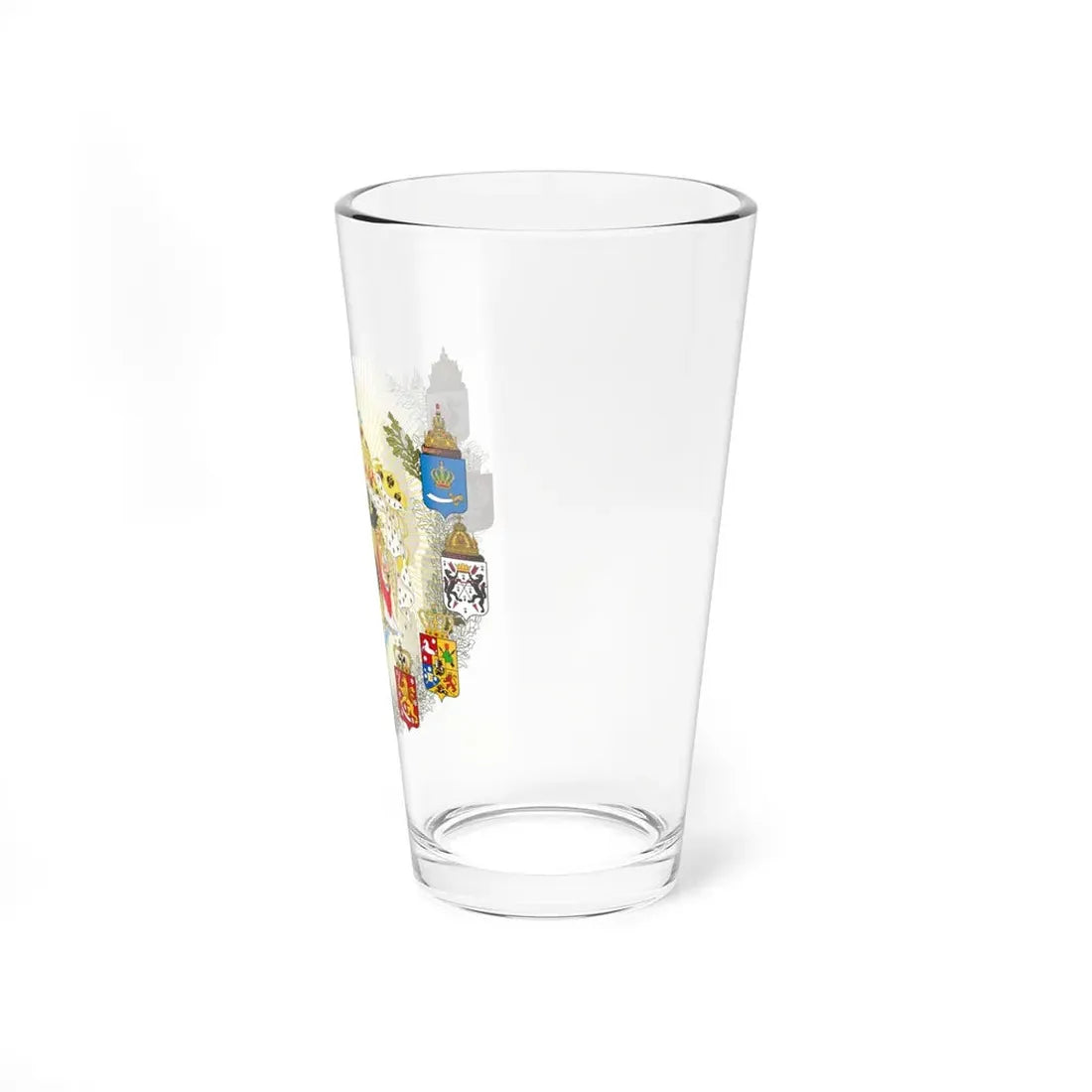 Middle Coat of Arms of the Russian Empire - Pint Glass 16oz - Go Mug Yourself