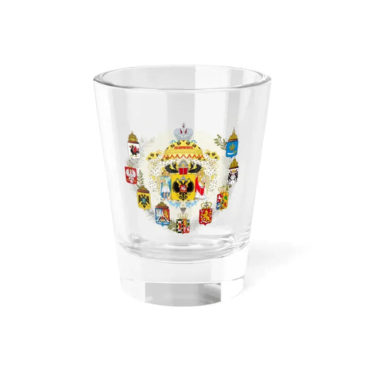 Middle Coat of Arms of the Russian Empire - Shot Glass 1.5oz 1.5oz - Go Mug Yourself