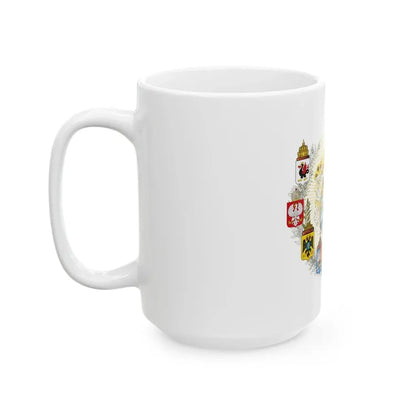 Middle Coat of Arms of the Russian Empire - White Coffee Mug - Go Mug Yourself