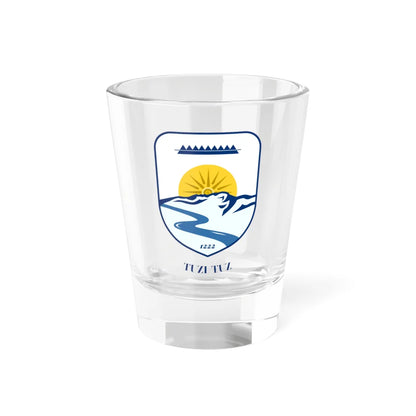 Middle coat of arms of Tuzi (Montenegro) (Coat of Arms) Shot Glass 1.5oz 1.5oz - Go Mug Yourself