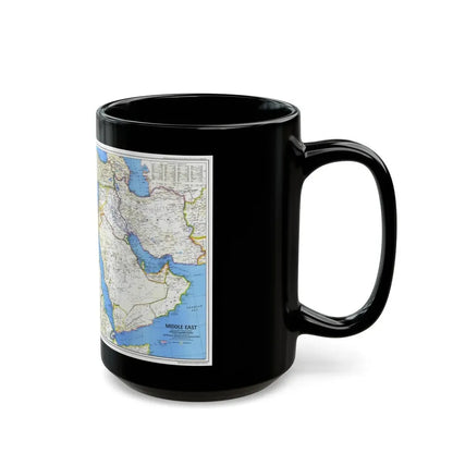 Middle East (1978) (Map) Black Coffee Mug - Go Mug Yourself