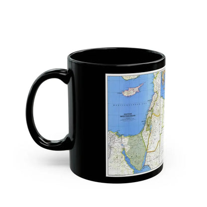 Middle East (1978) (Map) Black Coffee Mug - Go Mug Yourself