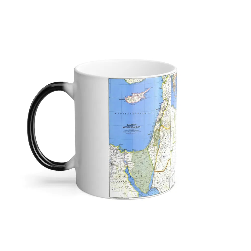 Middle East (1978) (Map) Color Changing Mug 11oz-Go Mug Yourself