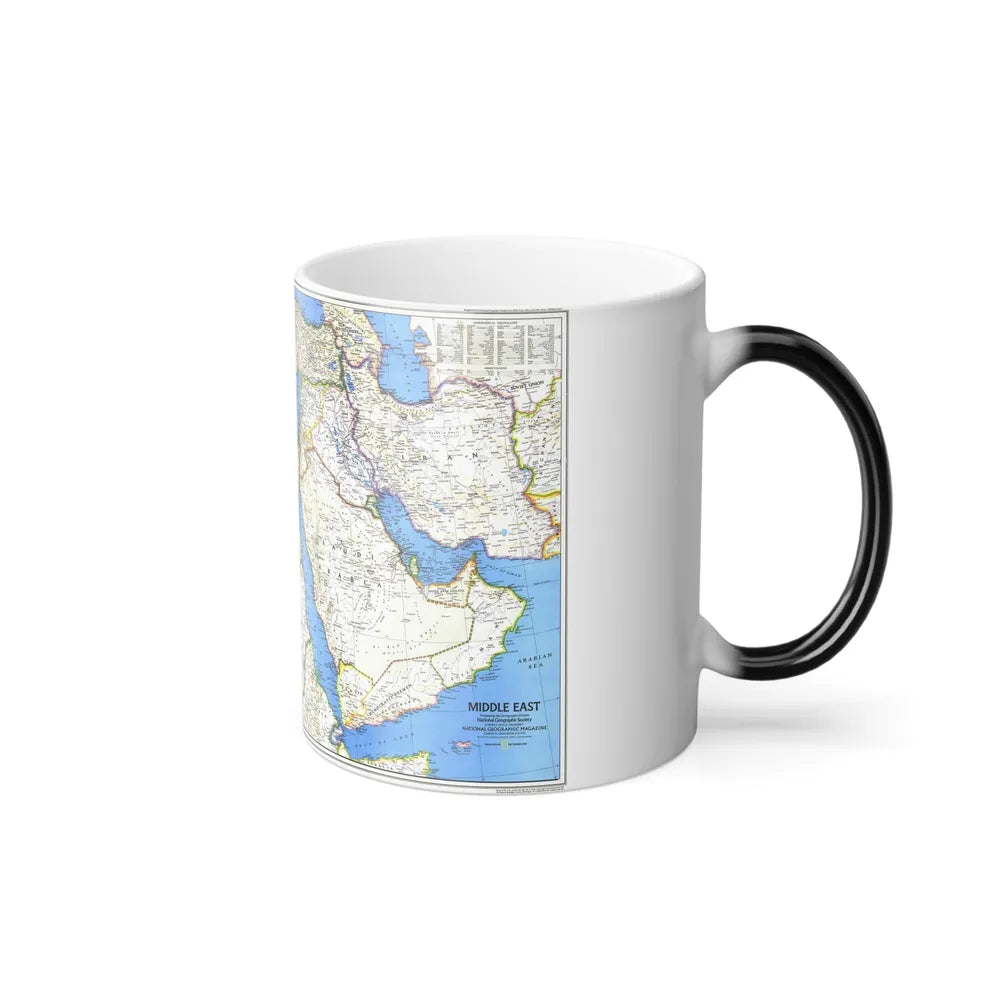 Middle East (1978) (Map) Color Changing Mug 11oz-Go Mug Yourself