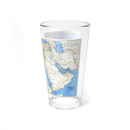 Middle East (1978) (Map) Pint Glass 16oz-Go Mug Yourself