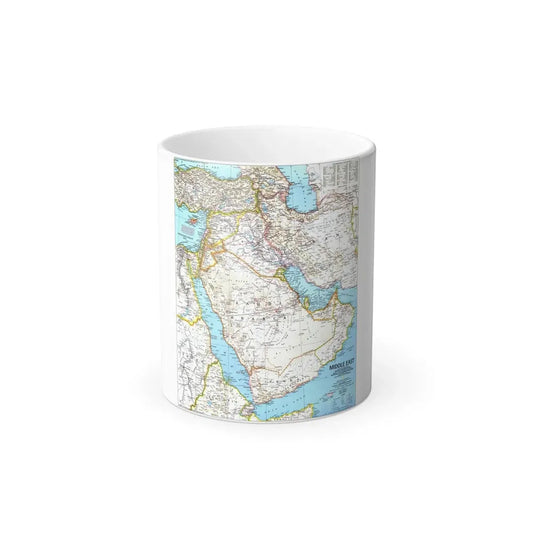 Middle East (1991) (Map) Color Changing Mug 11oz Default Title 11oz - Go Mug Yourself