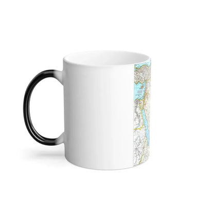 Middle East (1991) (Map) Color Changing Mug 11oz - Go Mug Yourself