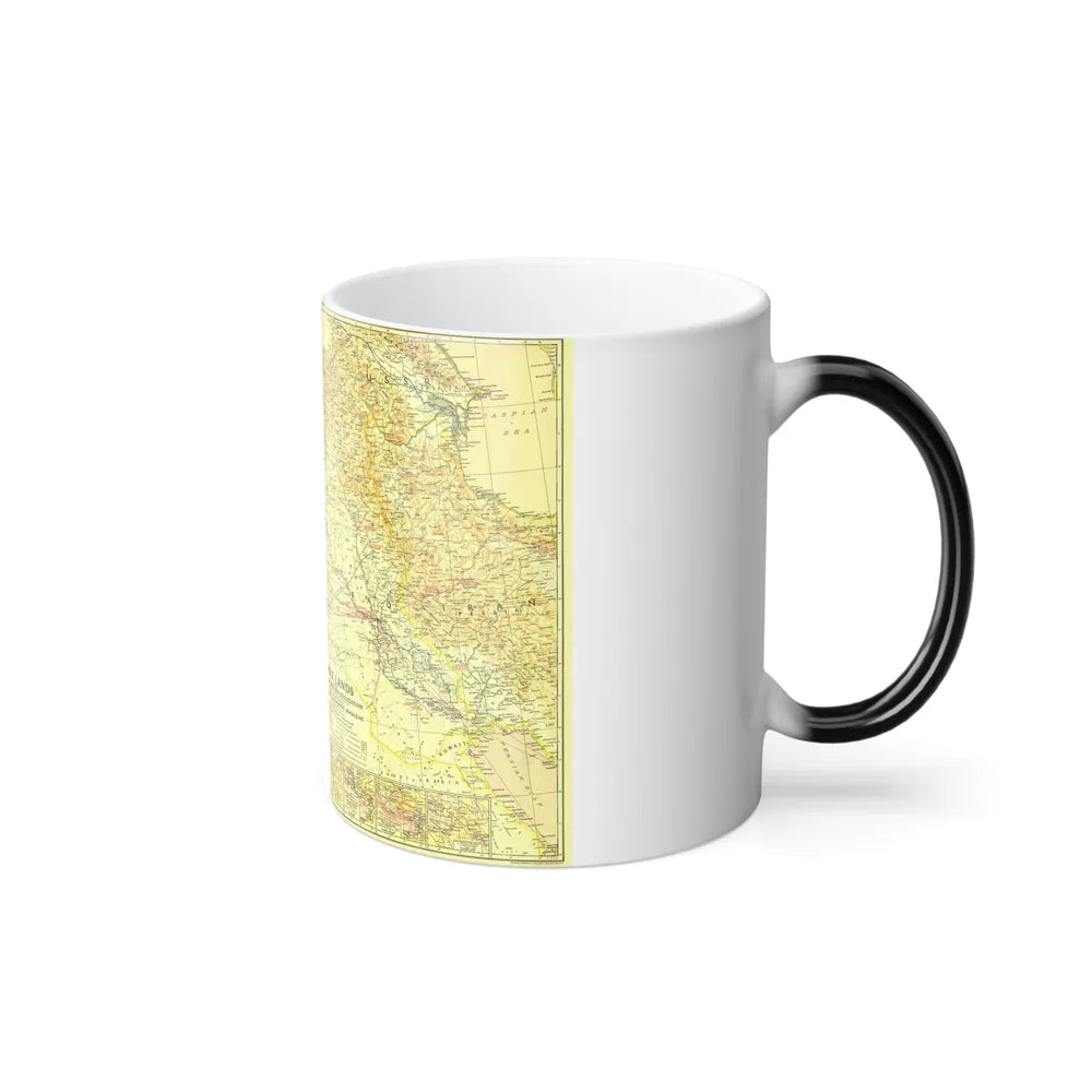 Middle East - Bible Lands and the Cradle of Western Civilization (1938) (Map) Color Changing Mug 11oz-Go Mug Yourself