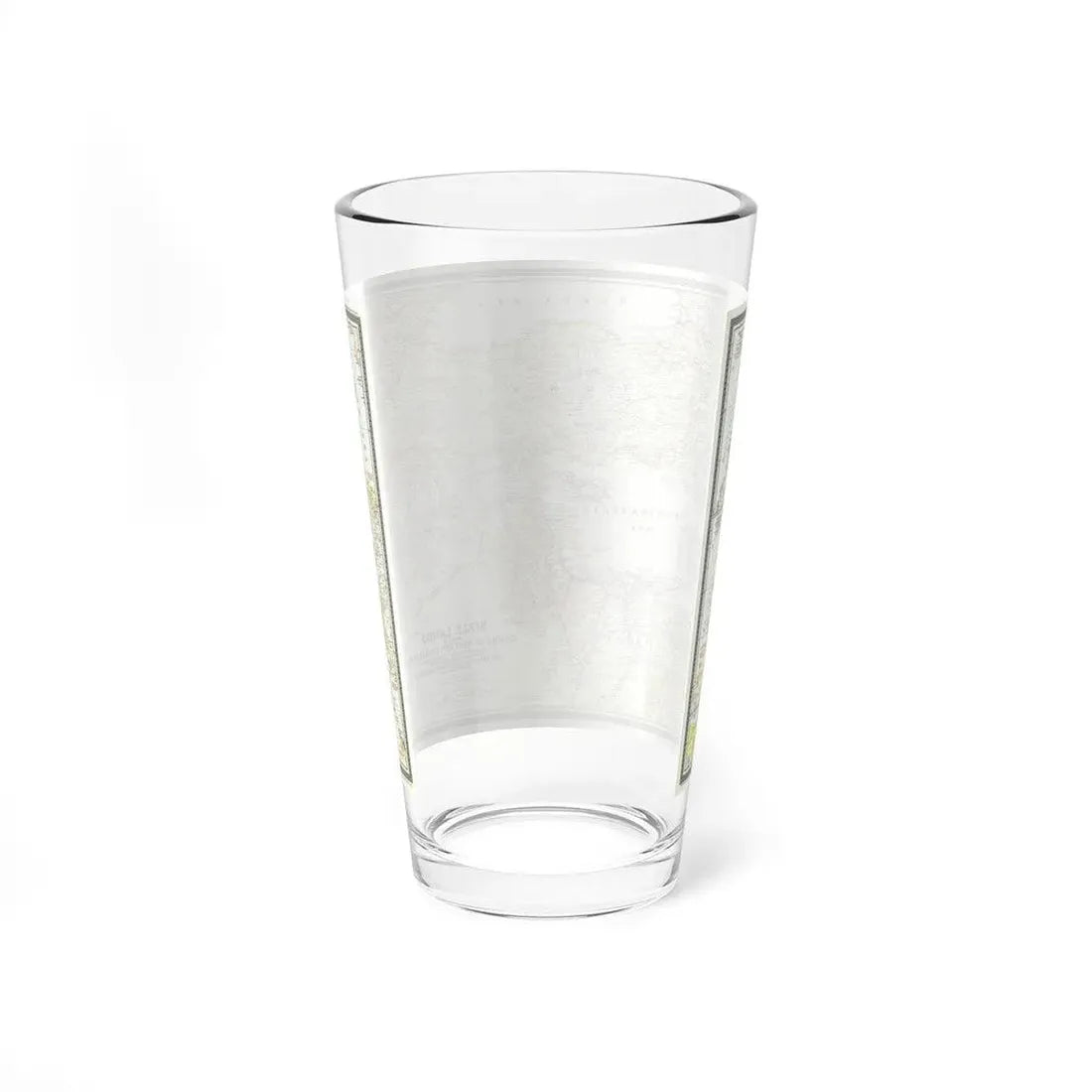 Middle East - Bible Lands and the Cradle of Western Civilization (1946) (Map) Pint Glass 16oz - Go Mug Yourself