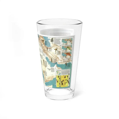 Middle East - Early Civilizations (1978) (Map) Pint Glass 16oz - Go Mug Yourself