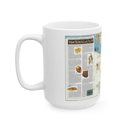 Middle East - Early Civilizations (1978) (Map) White Coffee Mug-Go Mug Yourself