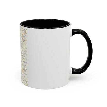 Middle East - Holy Land 1 (1989) (Map) Accent Coffee Mug - Go Mug Yourself
