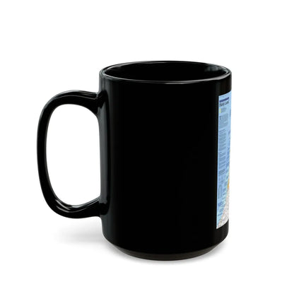 Middle East - Holy Land 1 (1989) (Map) Black Coffee Mug-Go Mug Yourself