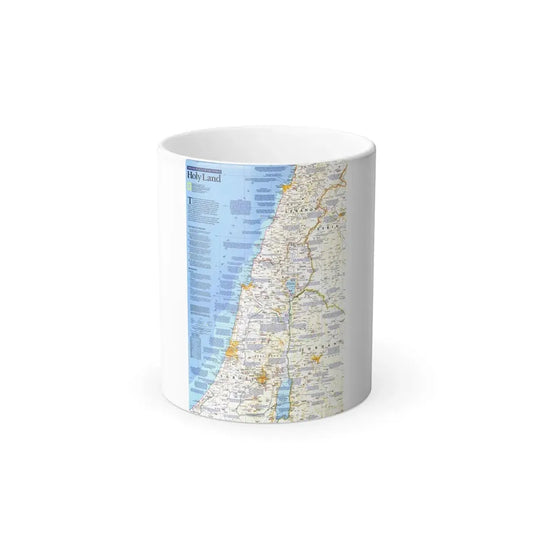 Middle East - Holy Land 1 (1989) (Map) Color Changing Mug 11oz Default Title - Go Mug Yourself