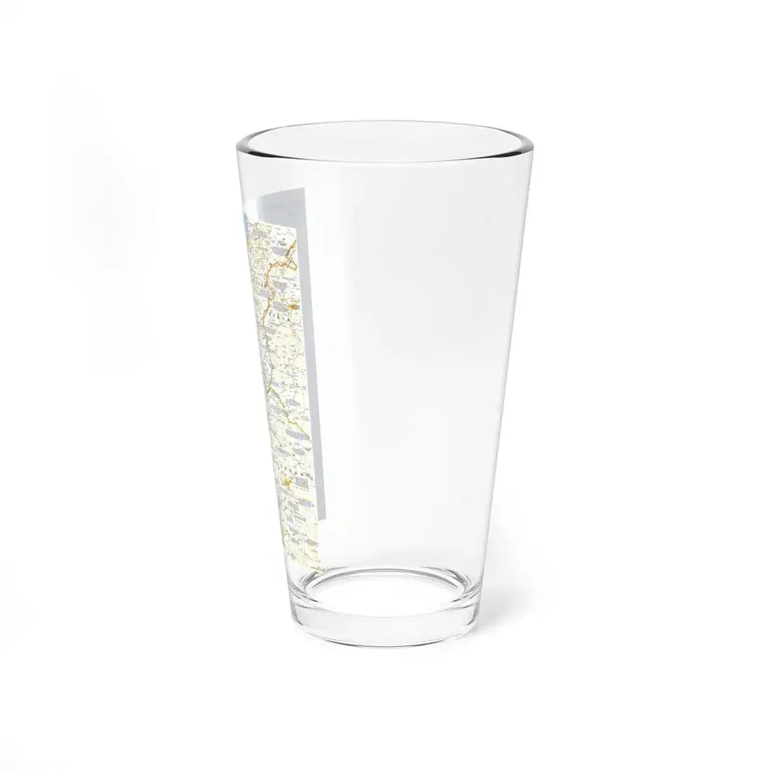 Middle East - Holy Land 1 (1989) (Map) Pint Glass 16oz - Go Mug Yourself