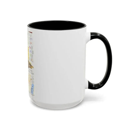 Middle East - Holy Land 2 (1989) (Map) Accent Coffee Mug - Go Mug Yourself