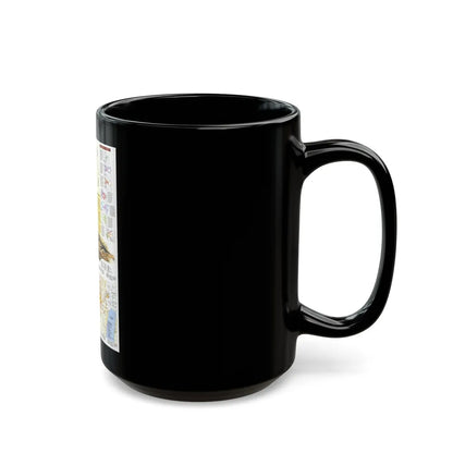 Middle East - Holy Land 2 (1989) (Map) Black Coffee Mug-Go Mug Yourself