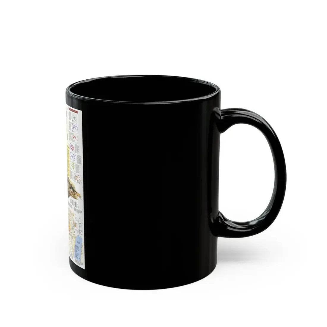 Middle East - Holy Land 2 (1989) (Map) Black Coffee Mug - Go Mug Yourself