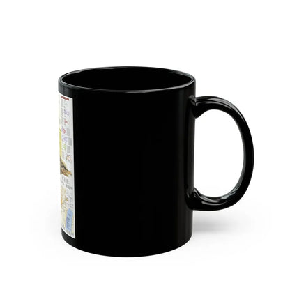 Middle East - Holy Land 2 (1989) (Map) Black Coffee Mug - Go Mug Yourself