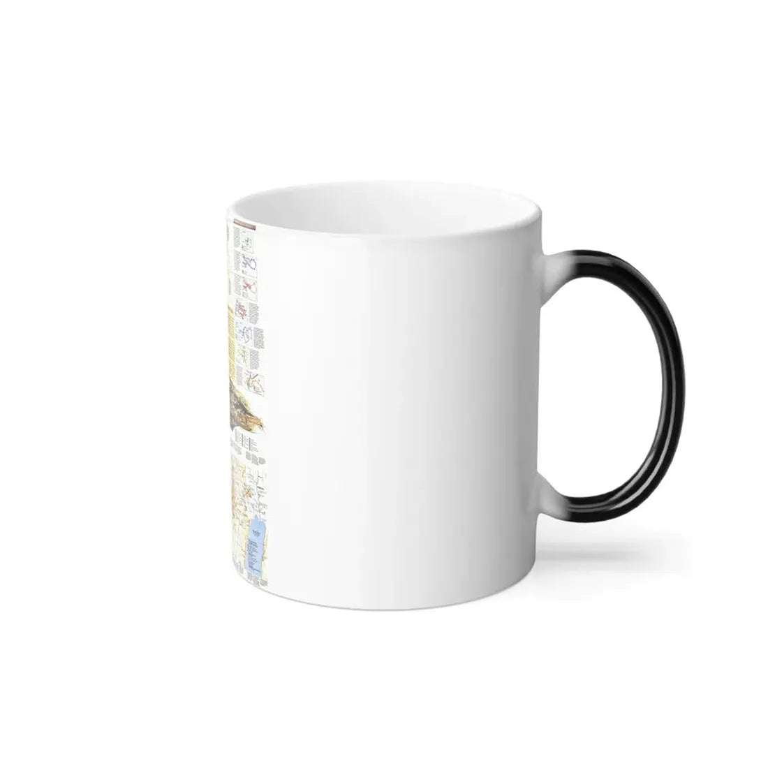 Middle East - Holy Land 2 (1989) (Map) Color Changing Mug 11oz - Go Mug Yourself