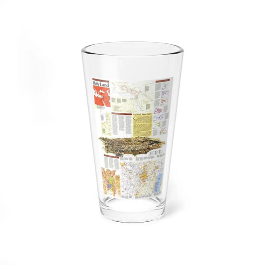 Middle East - Holy Land 2 (1989) (Map) Pint Glass 16oz-16oz-Go Mug Yourself