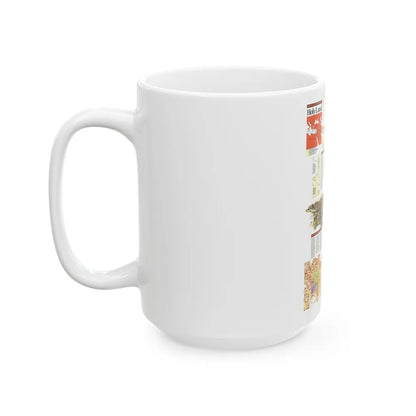 Middle East - Holy Land 2 (1989) (Map) White Coffee Mug-Go Mug Yourself