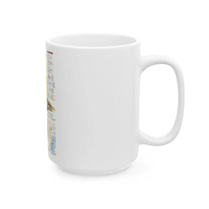 Middle East - Holy Land 2 (1989) (Map) White Coffee Mug-Go Mug Yourself