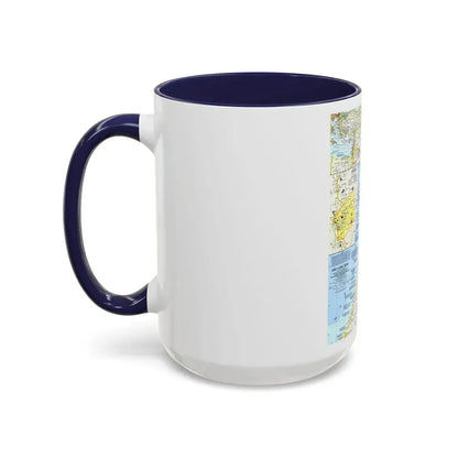 Middle East - Holy Land Today (1963) (Map) Accent Coffee Mug - Go Mug Yourself