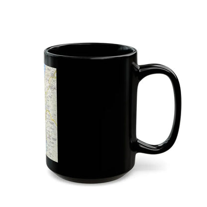 Middle East - Holy Land Today (1963) (Map) Black Coffee Mug - Go Mug Yourself