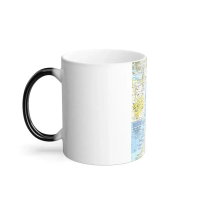 Middle East - Holy Land Today (1963) (Map) Color Changing Mug 11oz - Go Mug Yourself