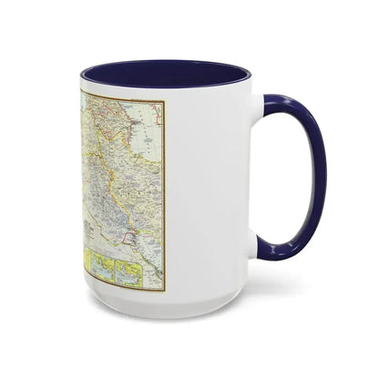 Middle East - Lands of the Bible Today (1967) (Map) Accent Coffee Mug - Go Mug Yourself