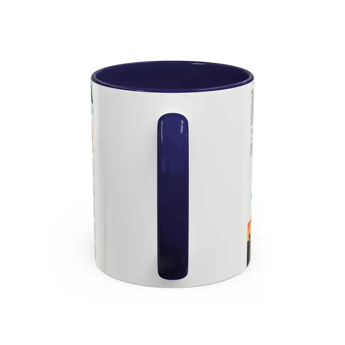 Middle East - The Peoples 2 (1972) (Map) Accent Coffee Mug - Go Mug Yourself