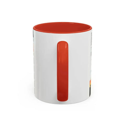Middle East - The Peoples 2 (1972) (Map) Accent Coffee Mug - Go Mug Yourself