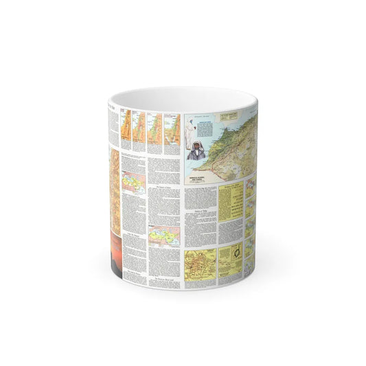 Middle East - The Peoples 2 (1972) (Map) Color Changing Mug 11oz-Go Mug Yourself