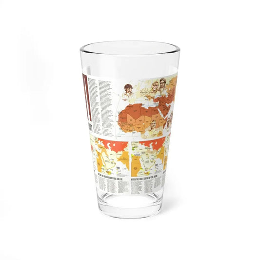 Middle East - Two Centuries of Conflict (1980) (Map) Pint Glass 16oz 16oz - Go Mug Yourself
