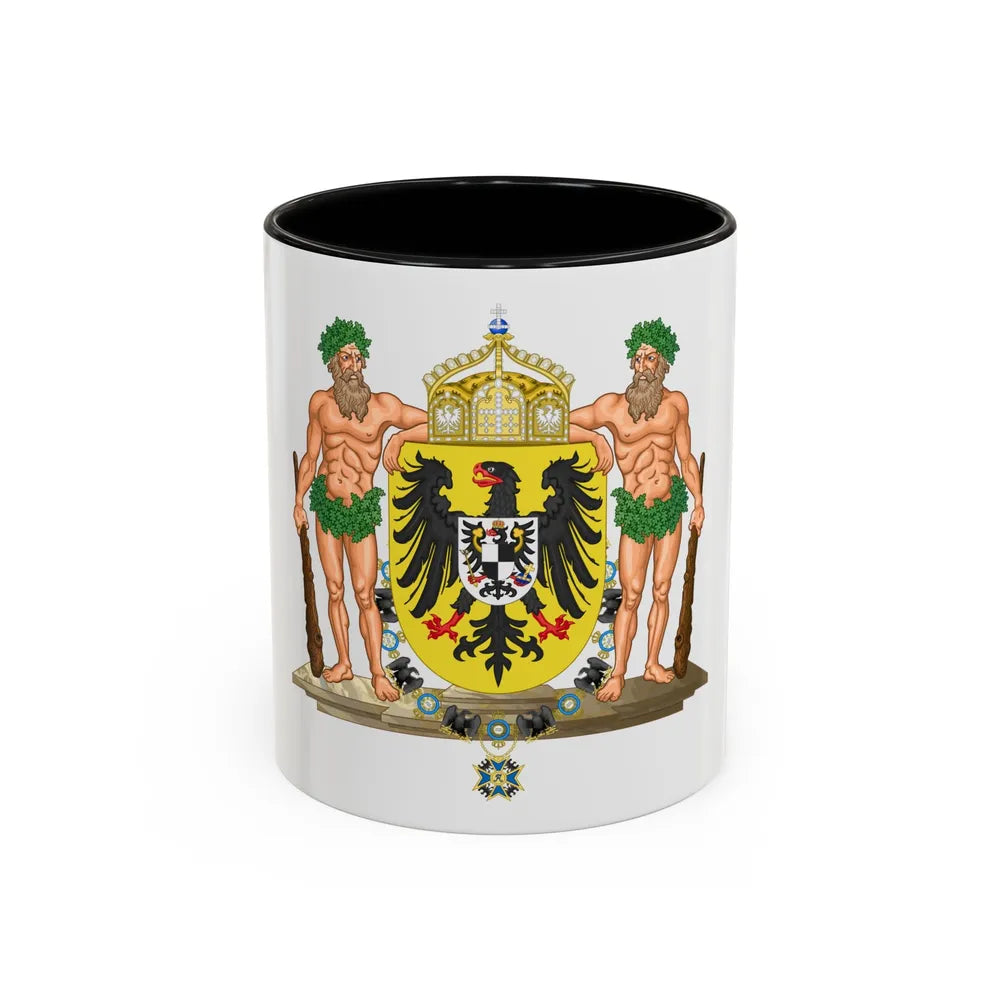 Middle imperial coat of arms of Germany - Accent Coffee Mug 11oz Black - Go Mug Yourself
