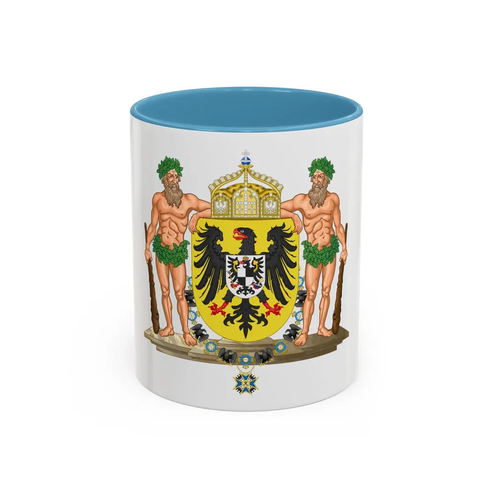 Middle imperial coat of arms of Germany - Accent Coffee Mug 11oz Light Blue - Go Mug Yourself